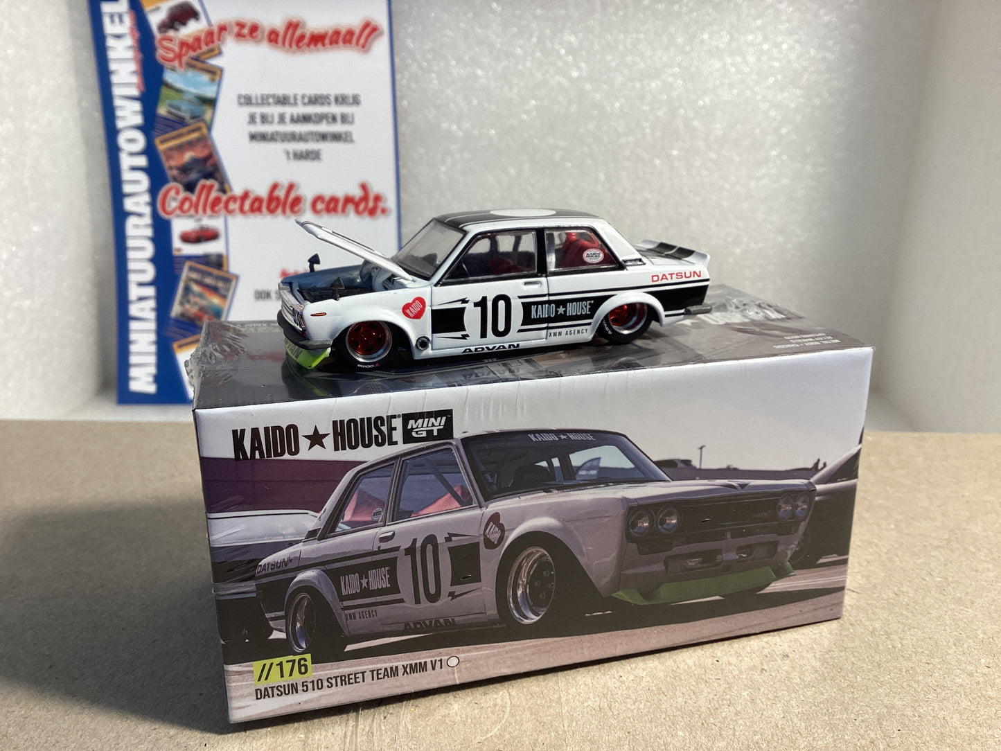 Kaido house mini GT • 1:64 • Datsun 510 streed team XMM IV