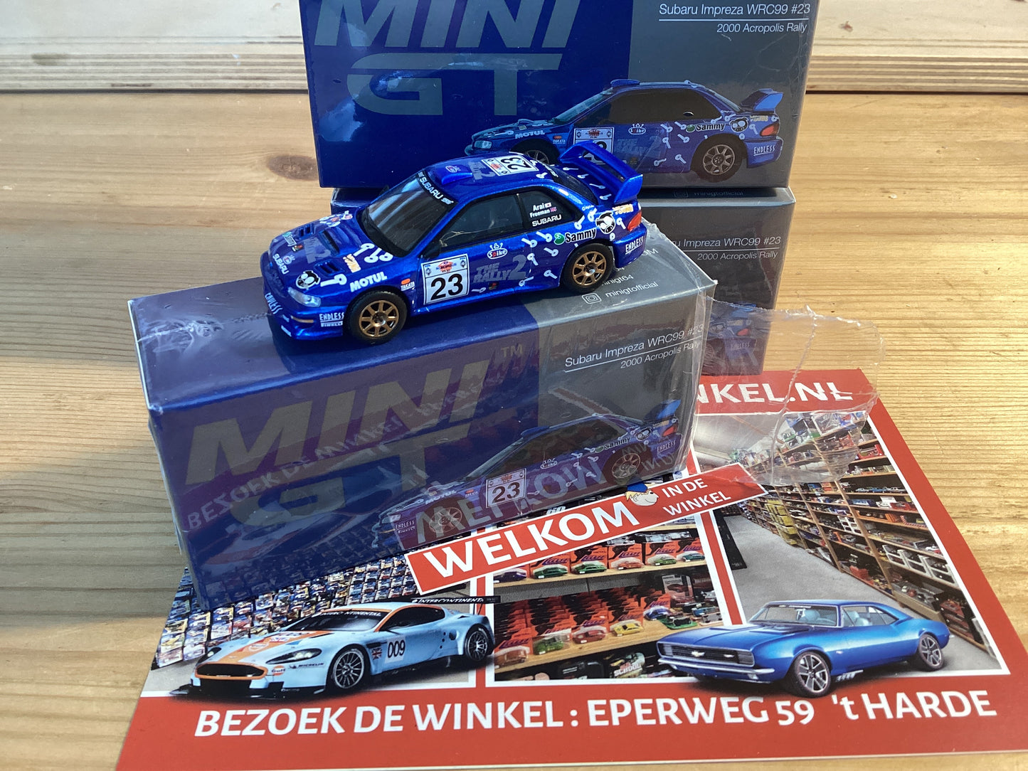Mini GT Subaru Impreza WRC99 #23