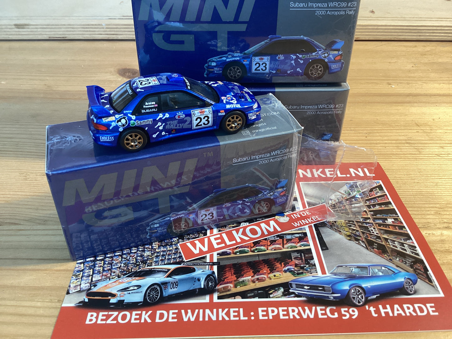 Mini GT Subaru Impreza WRC99 #23