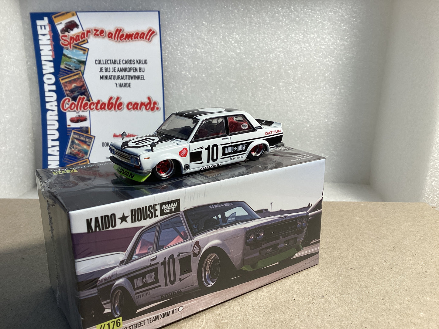 Kaido house mini GT • 1:64 • Datsun 510 streed team XMM IV