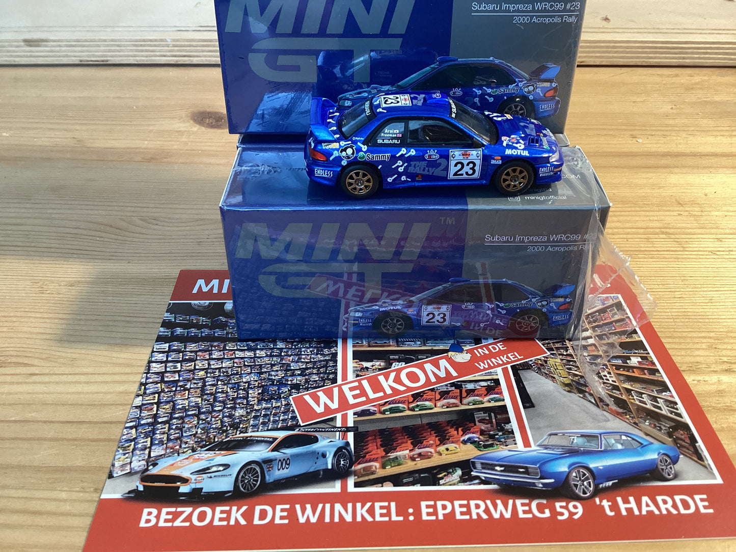 Mini GT Subaru Impreza WRC99 #23
