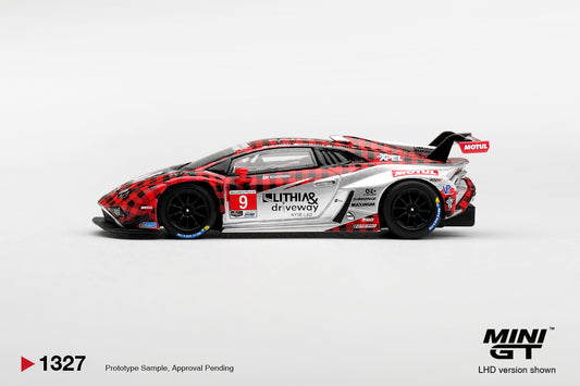 Mini GT • 1:64 • LAMBORGHINI HURACAN GT3 EVO2 #9  2025