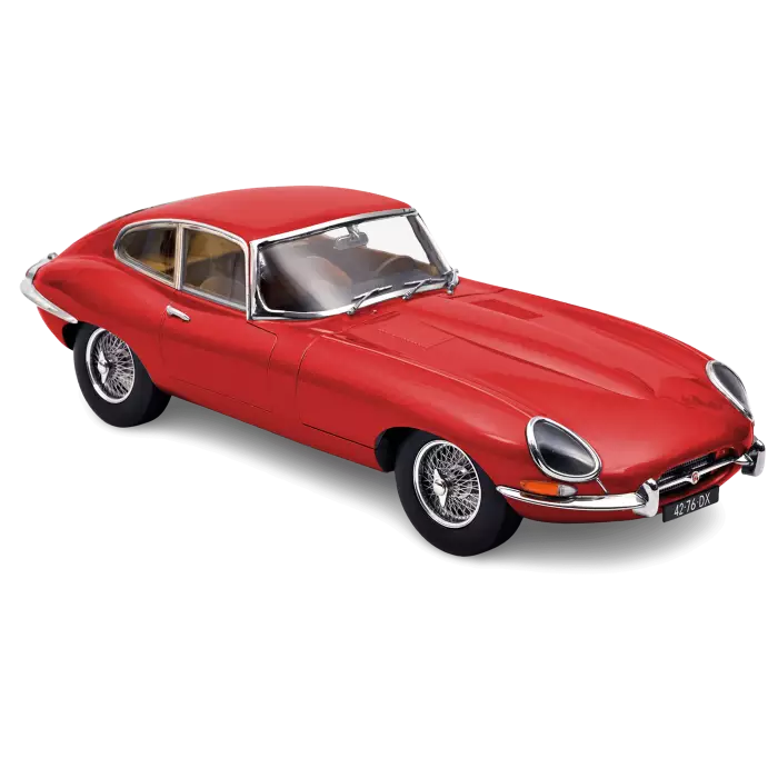 Norev - Jaguar E-Type Coupe 1964 Signal red 1 op 12
