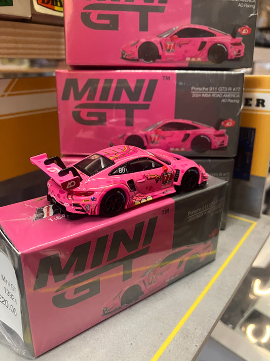 Mini GT • Porsche 911 GT3 R #77 AO Racing 2024 IMSA Road America