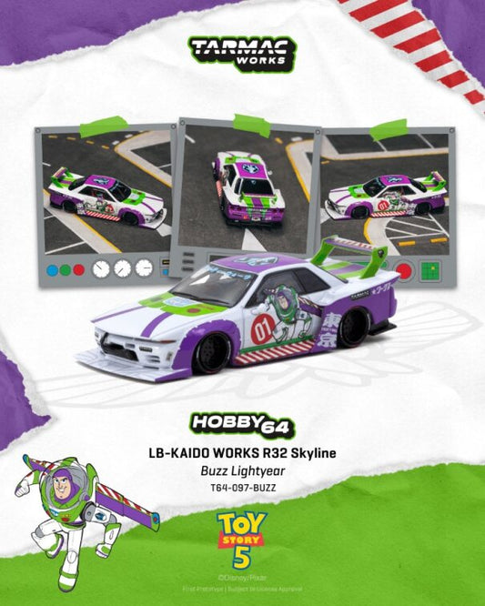 tarmac • 1:64 • Nissan R32 Skyline Buzz lightyear
